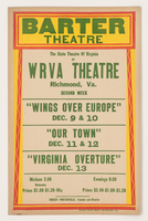 Barter Theatre the State Theatre of Virginia [at] WRVA Theatre, Richmond Va.