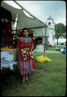 Clothing vendor, Guatemala (?)
